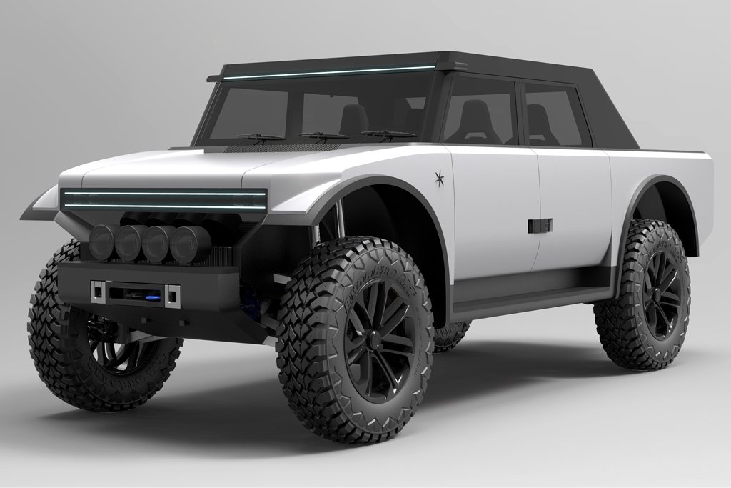 U.K. firm Fering unveils its hardcore fabric-bodied, bio-diesel-fuelled, 7,000km range off-roader