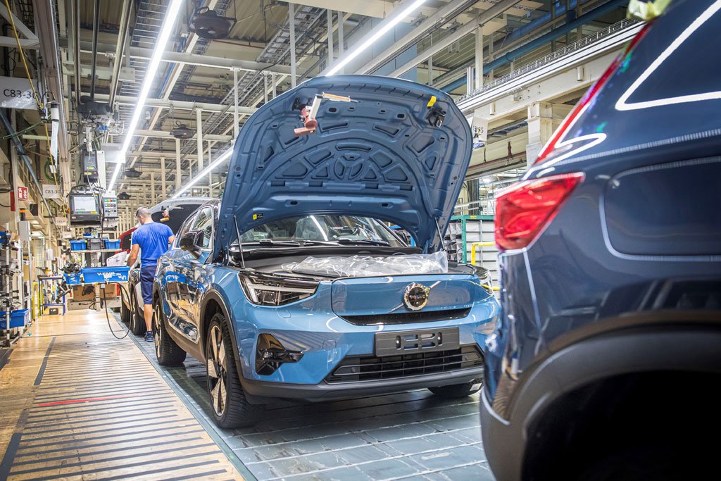 Volvo starts production of C40 Recharge in Ghent, Belgium