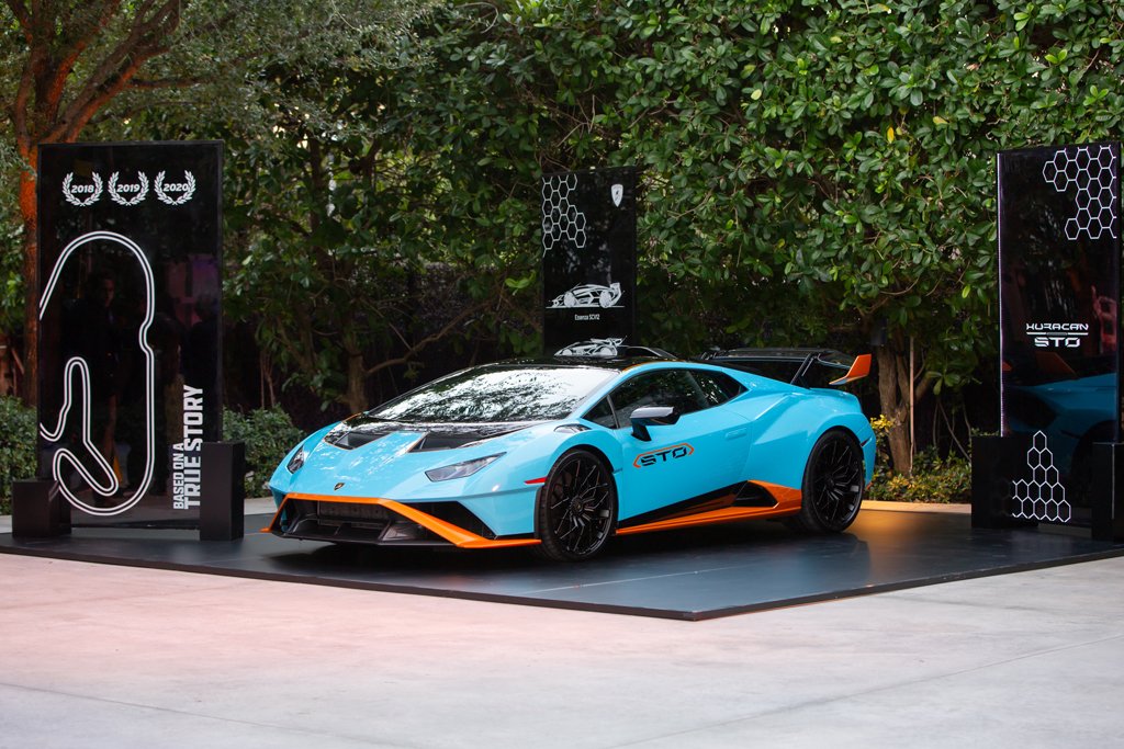 Lamborghini displays the Huracan STO at Art Basel Miami