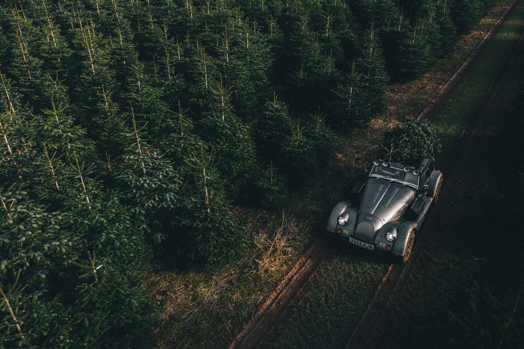 The Morgan Plus Four CX-T gets muddy in new Christmas film