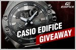 Casio is giving away one Edifice performance metal chronograph