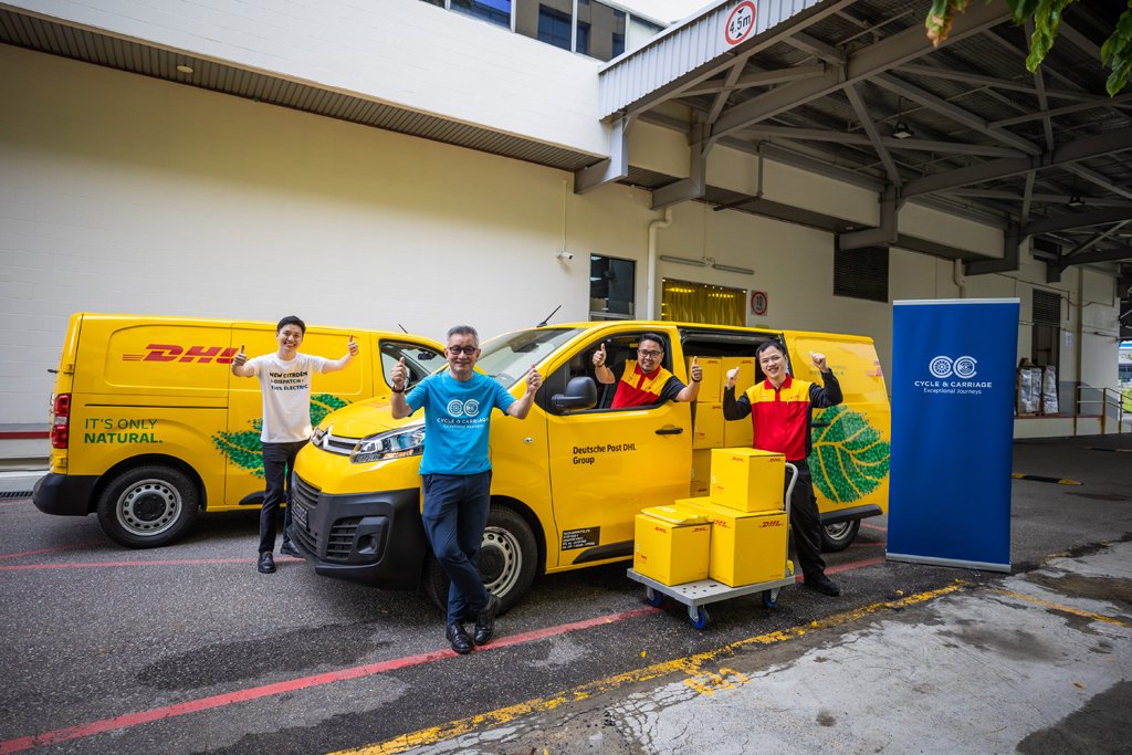 DHL adds electric Citroen e-Dispatch to Singapore delivery fleet