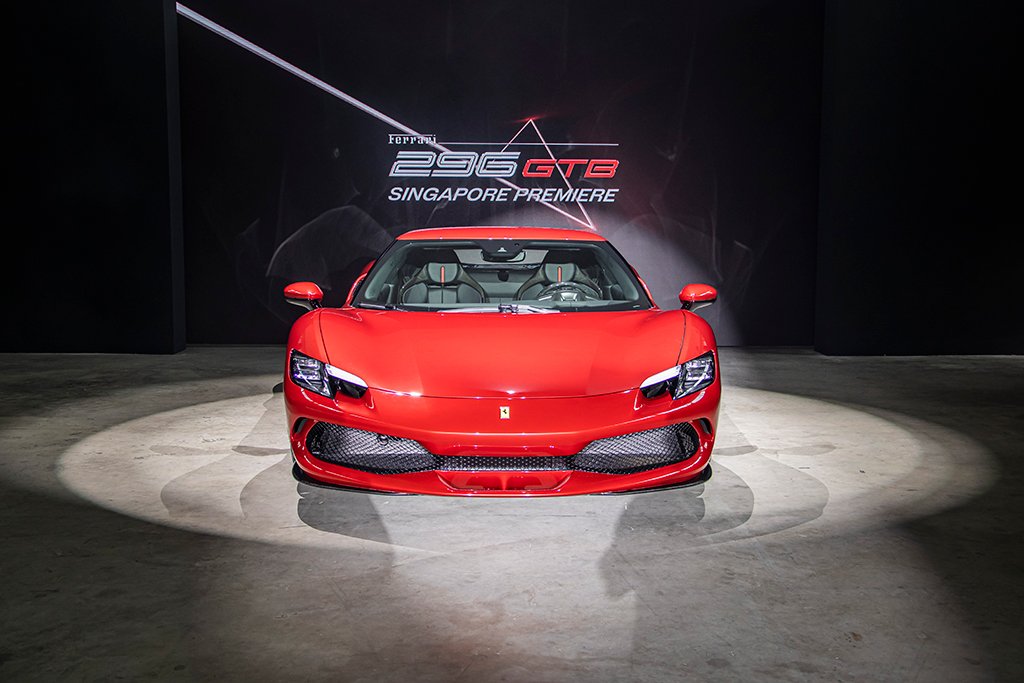 Ferrari introduces the new 296 GTB to Singapore