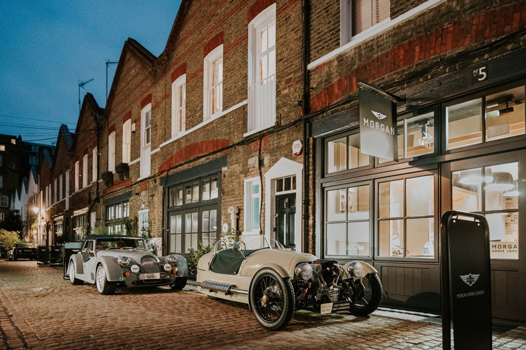 Morgan moves part of its assembly line to London for a craft show