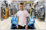 Lautaro Martinez visits Automobili Lamborghini