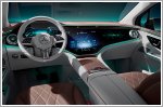 Mercedes-Benz shows off the tech-laden interior of the upcoming EQE SUV