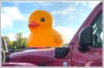 Jeep presents the world's largest duck