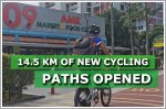 New cycling paths open in Ang Mo Kio, Bishan, and Toa Payoh