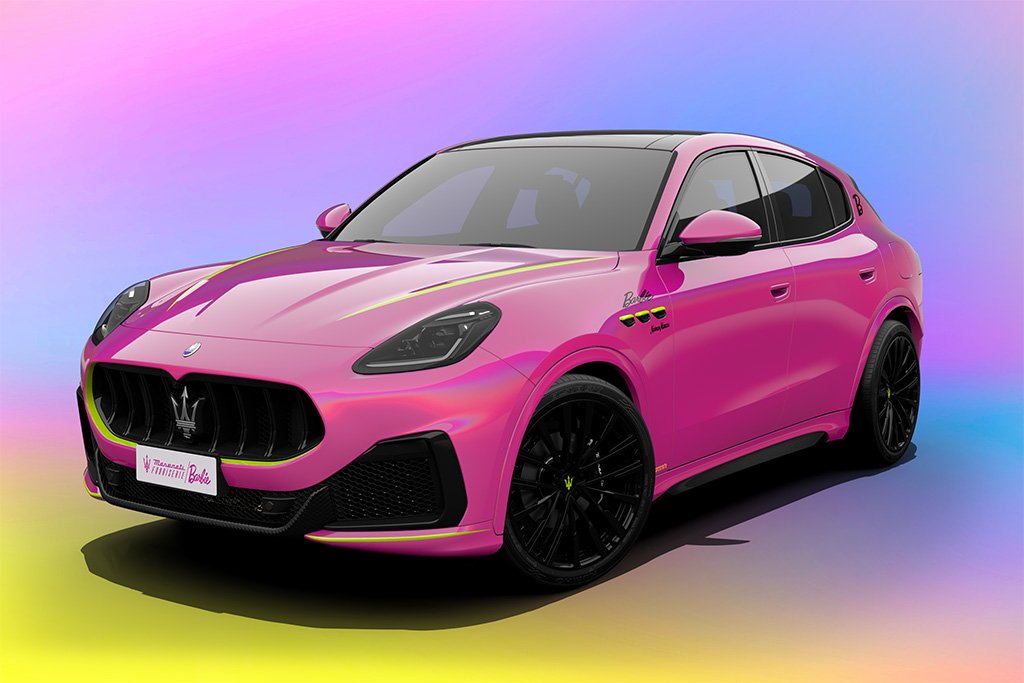 Unleash your Barbie car fantasy with the Maserati Grecale Barbie Edition
