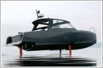 The Candela C-8 is an electric hydrofoil powered by the batteries of the Polestar 2