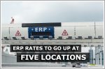 ERP rates to go up by $1 at five locations come 13 February 2023