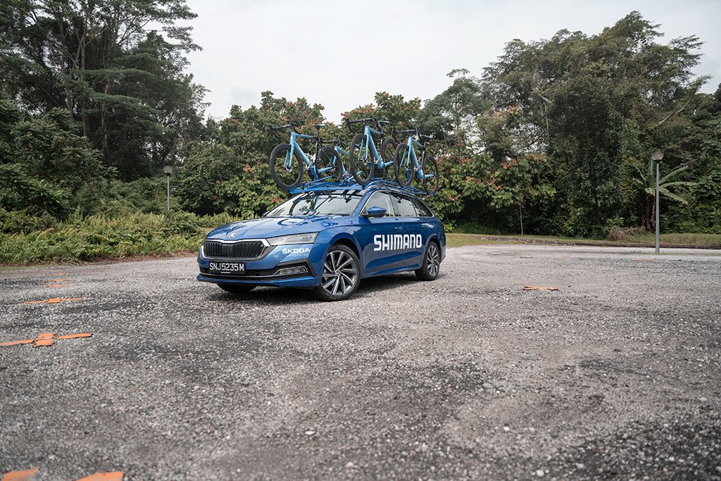 Shimano Singapore takes delivery of new Skoda Octavia Combi