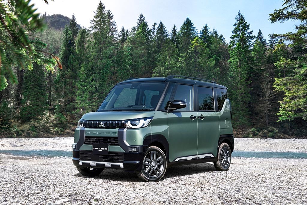 This Mitsubishi Delica Mini is a Delica miniaturised to kei-car dimensions