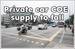 COE supply for private cars to shrink come May 2023