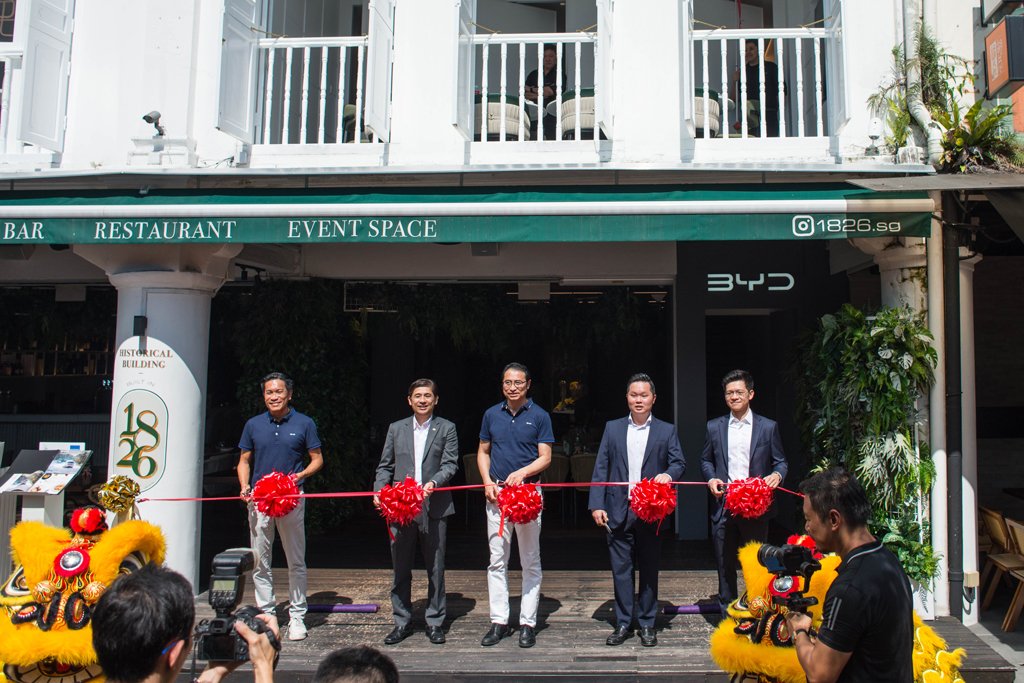 BYD by 1826 opens in Singapore