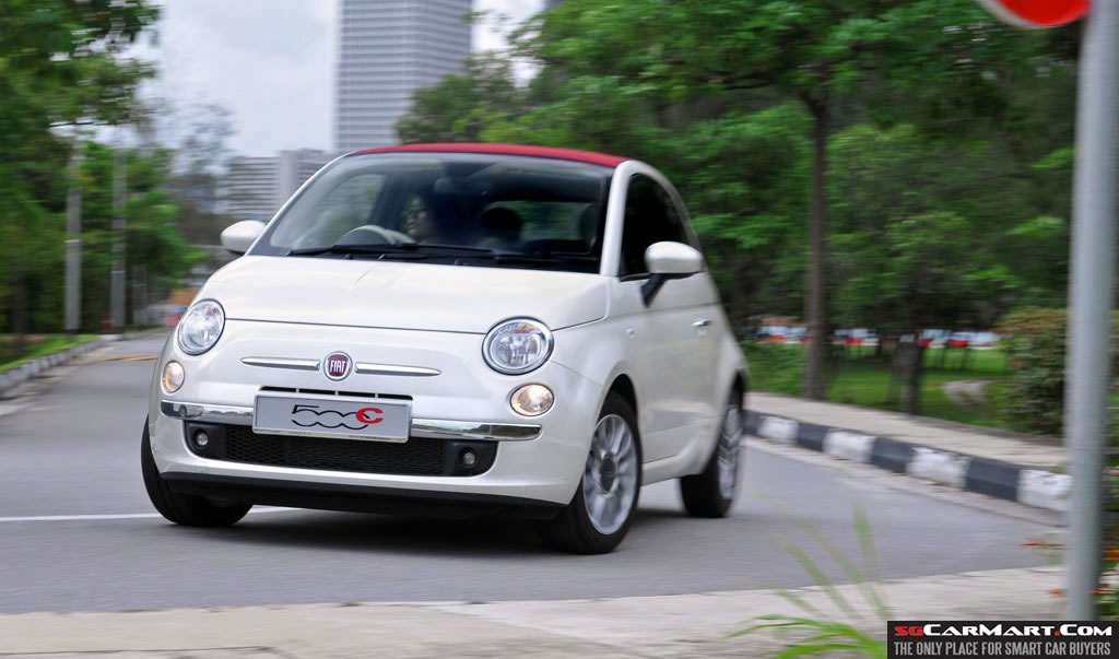 Fiat 500 Convertible 1.4 (A) Review - Sgcarmart