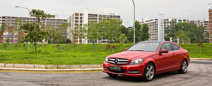 Car Review Mercedes Benz C Class Coupe C250 Blueefficiency A