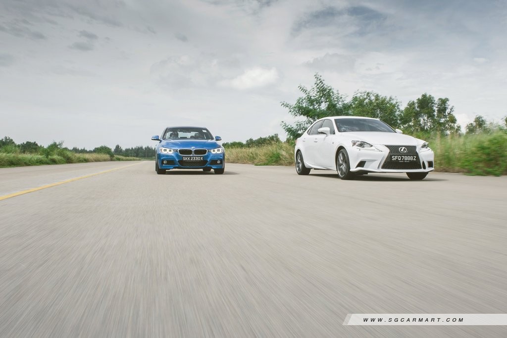 BMW 3 Series Sedan 320i Sport (A) vs Lexus IS250 2.5 F Sport (A)