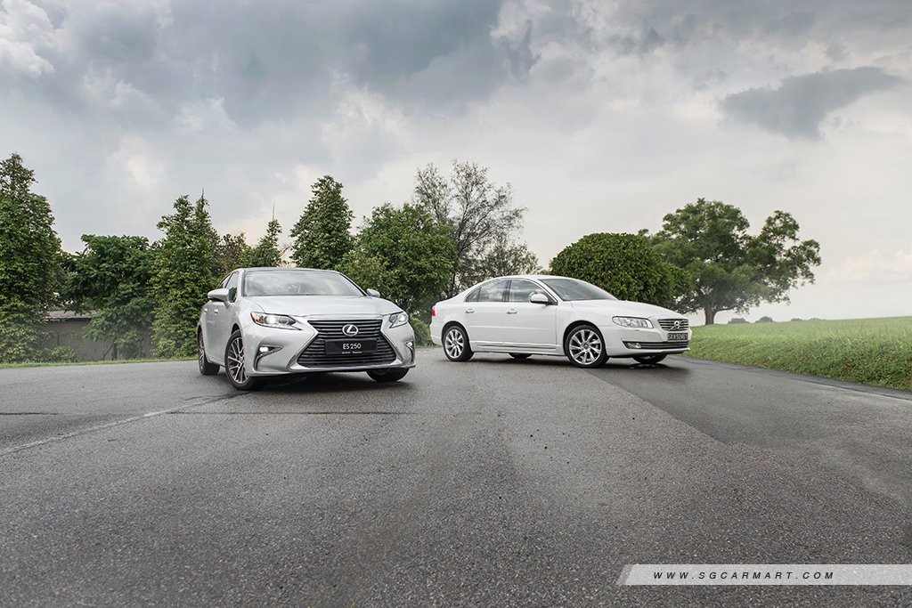 Lexus ES250 2.5 Luxury (A) vs Volvo S80 T5 Drive-E (A)