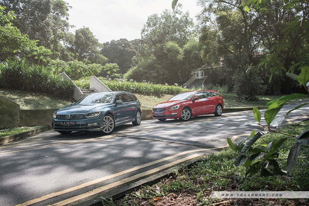 Volkswagen Passat Variant 2.0 TSI DSG R-Line vs Volvo V60 T5 Drive-E