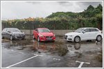 Audi A3 Sportback 1.4 (A) vs Peugeot 308 1.2 (A) vs Volvo V40 T2 (A)