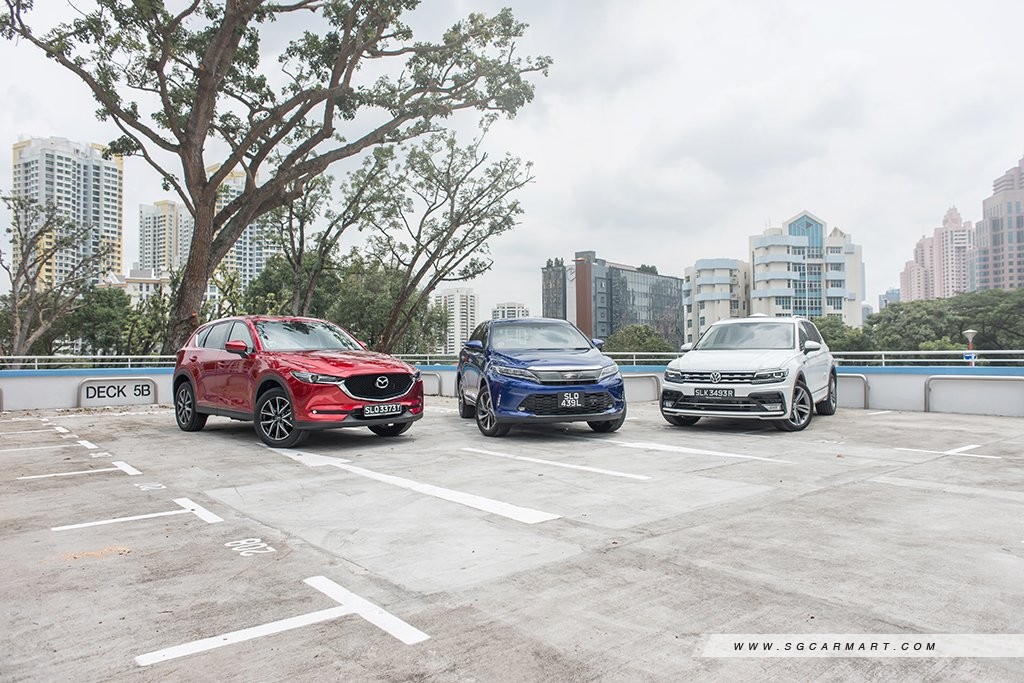 Comparison Mazda Cx 5 2 5 Toyota Harrier 2 0 Volkswagen Tiguan 2 0 Comparison Mazda Cx 5 2 5 Toyota Harrier 2 0 Volkswagen Tiguan 2 0