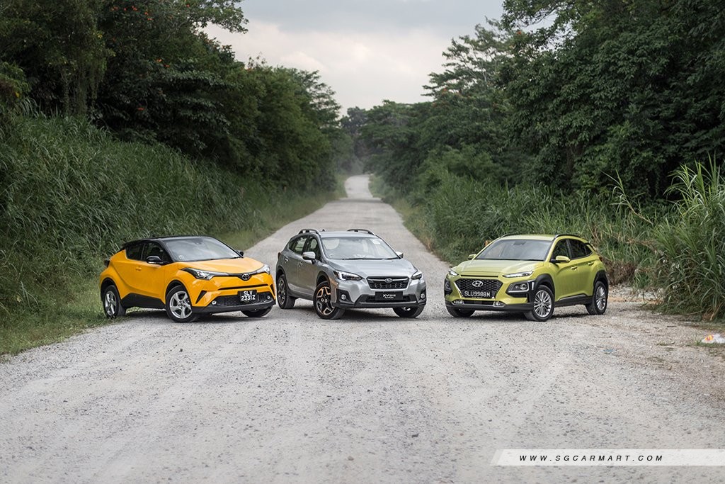 Hyundai Kona 1.6 GLS Turbo vs Subaru XV 2.0i-S vs Toyota C-HR 1.2 Turbo ...