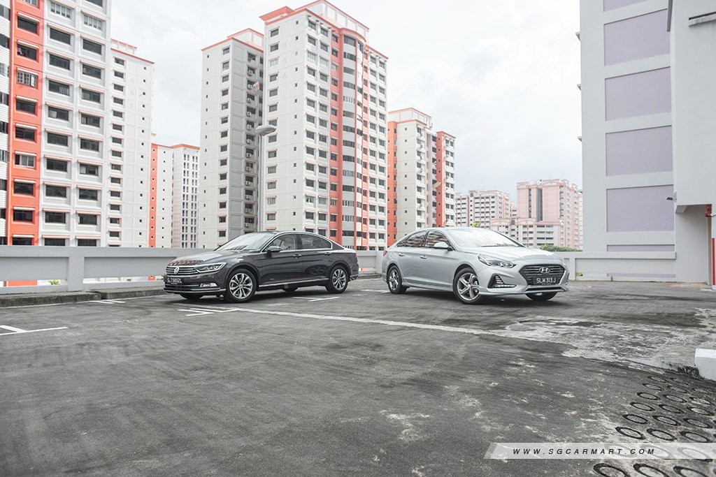 Hyundai Sonata VIII 2.0 GLS Sunroof vs Volkswagen Passat 1.8 TSI Highline