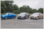 Comparison - Honda Jazz 1.5 RS & Seat Ibiza 1.0 EcoTSI DSG & Suzuki Swift 1.0