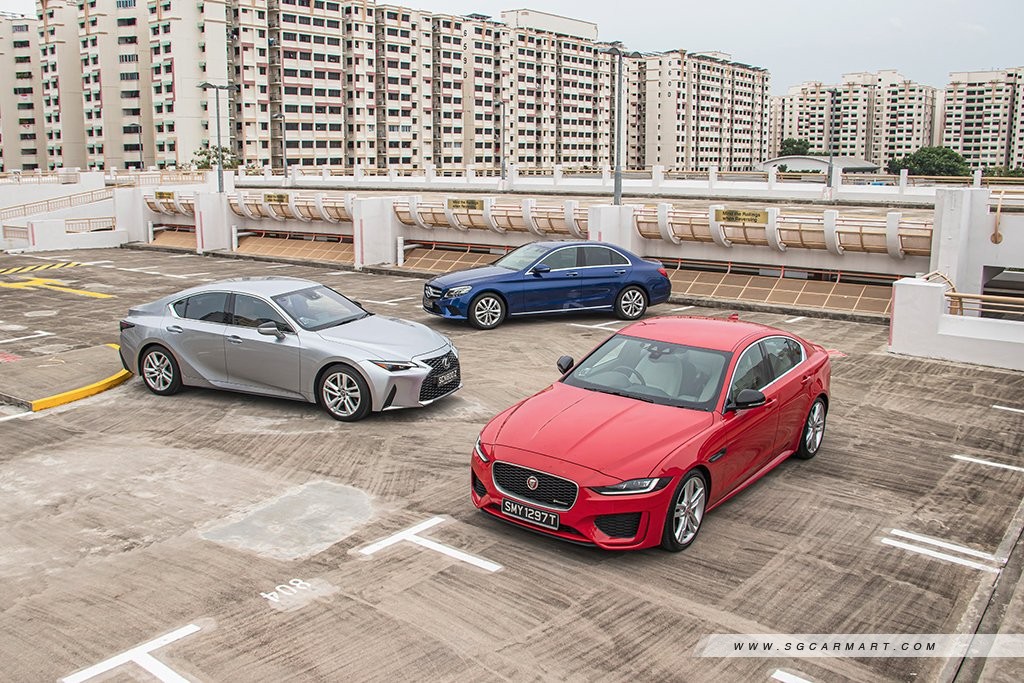 Jaguar XE vs Lexus IS vs Mercedes-Benz C-Class