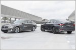 BMW 520i faces off against the Lexus ES300h
