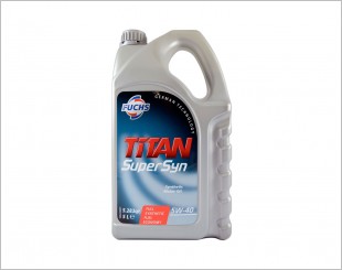 Fuchs Titan Supersyn 5W40 High Performance Fully Synthetic Engine Oil