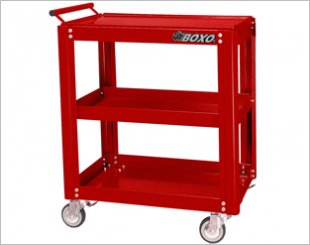 BOXO 3 Trays Service Cart - Red (ECC30030RD)