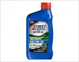 VP Racing Fuels Street Legal Synthetic Dexos1 Gen 2 Motor Oil SAE 0W-20