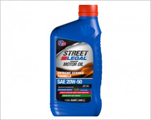 VP Racing Fuels Street Legal Extreme Service Motor Oil SAE 20W-50
