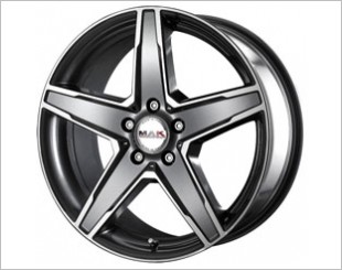 Mak Stern Gun Metallic Mirror Rim