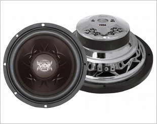 Lanzar VW124 Vibe 12-Inch 4 Ohm 1600 Watt Chrome Subwoofer Discontinued by Manufacturer 