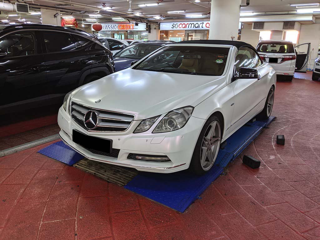Mercedes Benz E 250CGI Convertible (COE TILL 10/2030)