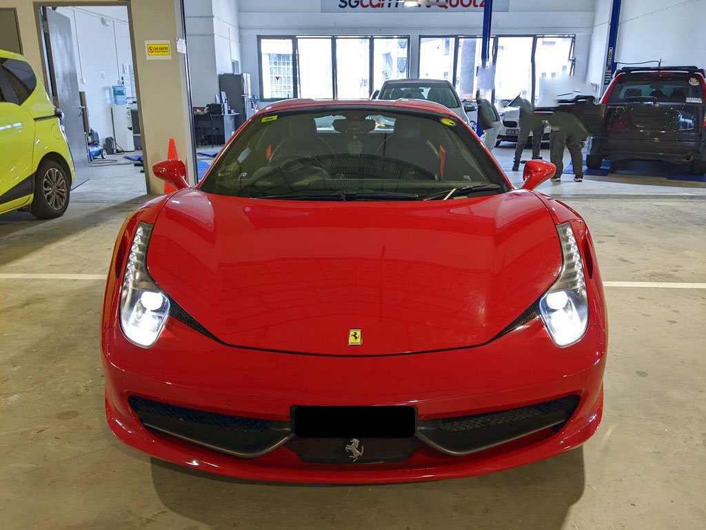 Ferrari 458 Spider 4.5l A/t Abs D/ab 2wd 2dr Hid (COE Till 02/2033)