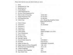 Honda Freed Hybrid 1.5G AUTO