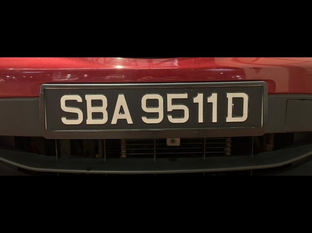 CAR PLATE FOR SALE - SBA9511D