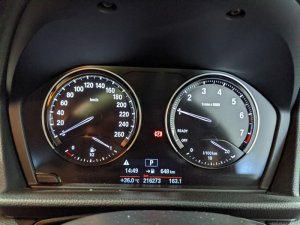 BMW 216i Gran Tourer Halogen Light